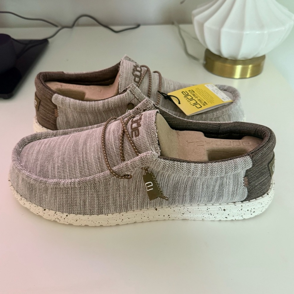 Men’s Hey Dudes Wally Stretch Limestone